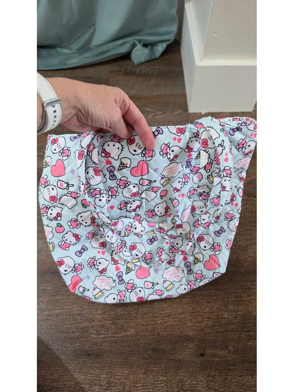 Hello Kitty Patterned Tote Bag